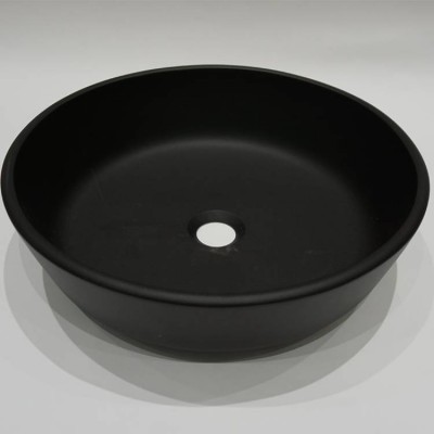 Round Black Matte Vessel Bathroom sink cUPC certificate