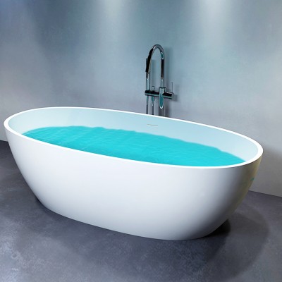 Customize Size Repairable CUPC Bath Tub Adult Luxury Soaking Solid Surface Freestanding Bathtubs