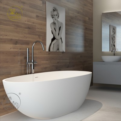 FW-8802-18 free standing bathtub acrylic stone five star hotel