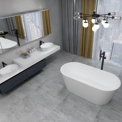 8816-17 High quality standard acrylic resin  stone bathtub with CE